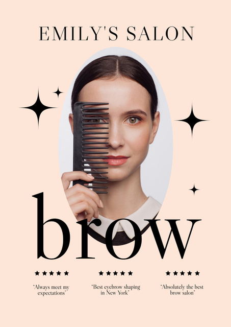Modèle de visuel Beauty and Hair Style Salon Promo - Poster B2