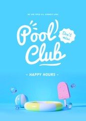Pool Club Happy Hours Announcement
