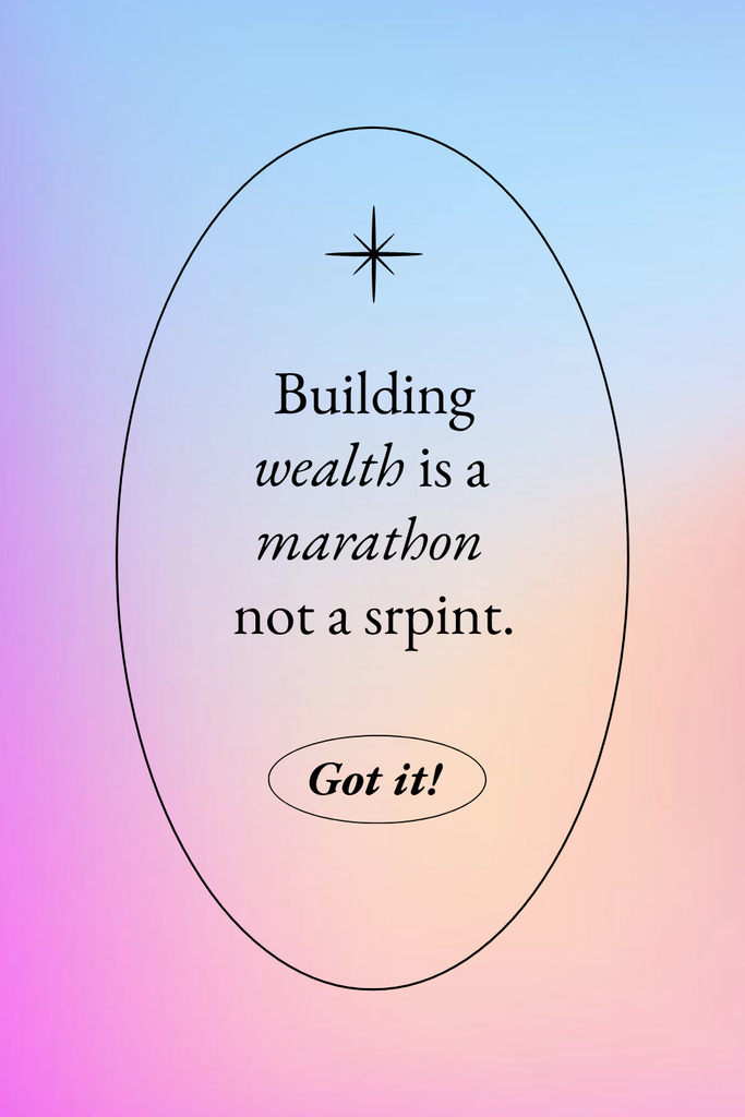 Wealth Inspirational Quote Pinterestデザインテンプレート