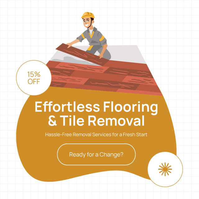 Ontwerpsjabloon van Animated Post van First-rate Flooring Installation Service At Lowered Costs