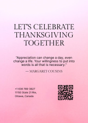 Book a Table for Thanksgiving Dinner