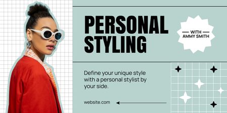Styling by Dramatic Fashion Insider Twitter Design Template