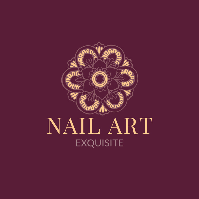 Platilla de diseño Rejuvenating Nail Salon Services Offer Logo