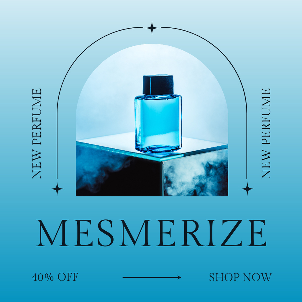 New Perfume Discount Offer Instagram Πρότυπο σχεδίασης