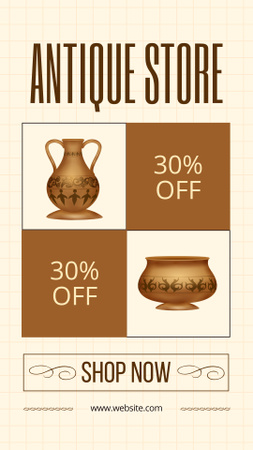 Antiques stores Instagram Story Design Template