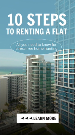 Ontwerpsjabloon van TikTok Video van Several Essential Tips For Renting Flat