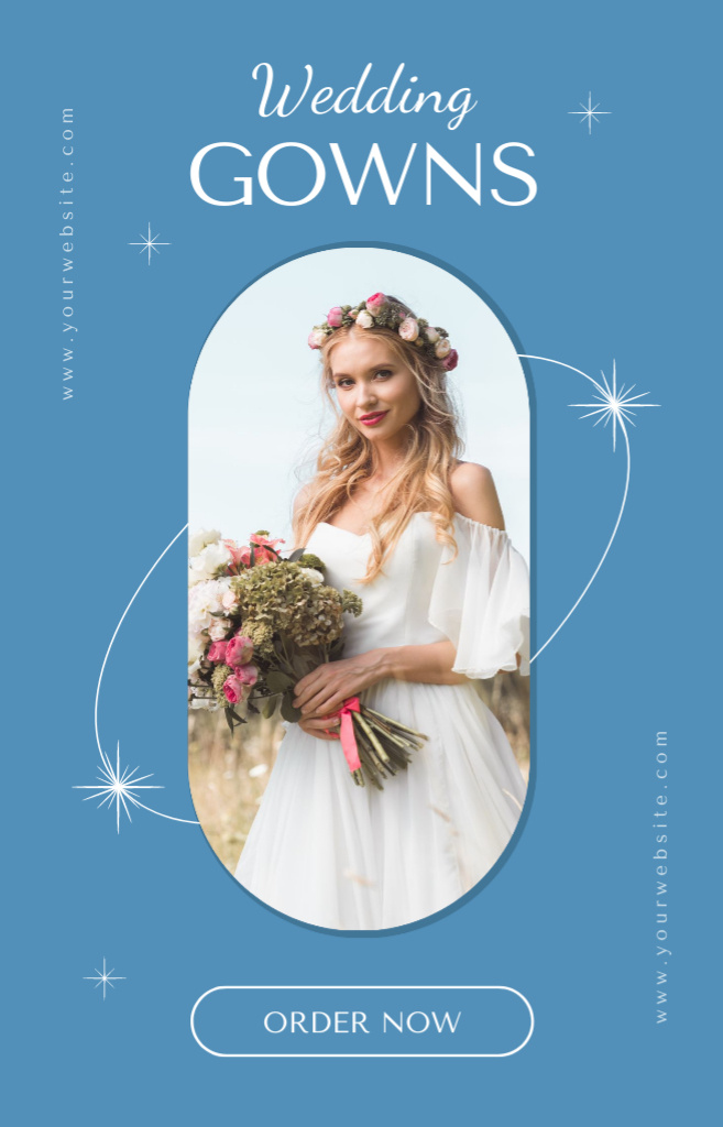 WEdding Gown Store Offer IGTV Cover Design Template