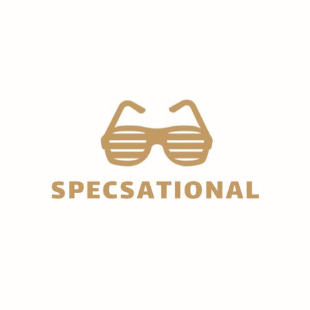Plantilla de diseño de tienda de gafas anuncio de moda Animated Logo 