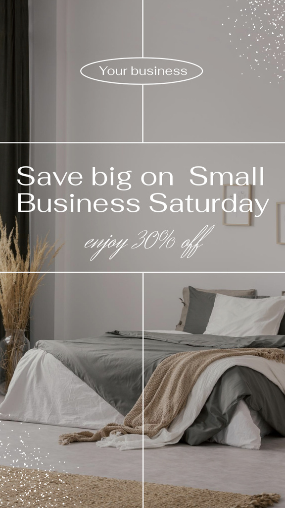 Save big on  Small Business Saturday Instagram Story Design Template