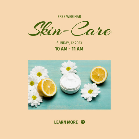 Template di design Skincare Products Offer with Cosmetic Jars Instagram