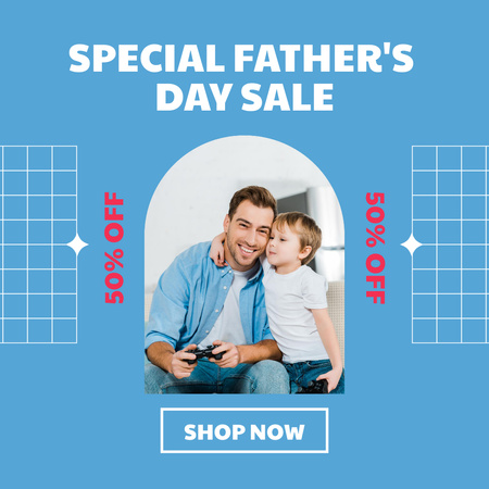 Spacial sale in Father's day Instagram Design Template