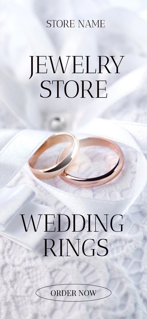 Template di design Gold Wedding Rings for Sale Snapchat Geofilter