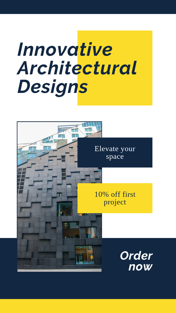 Template di design Ad of Innovative Architectural Designs with City Building Instagram Story