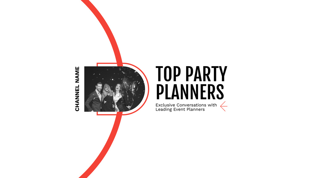 Services of Top Party Planners Youtube Šablona návrhu