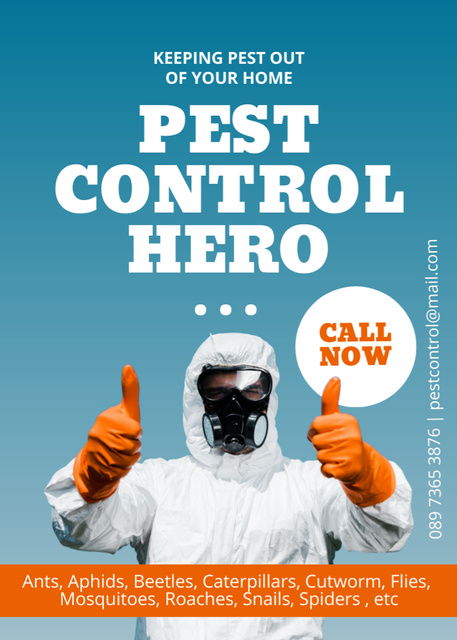 Professional Pest Eradication Offer Flayer – шаблон для дизайна