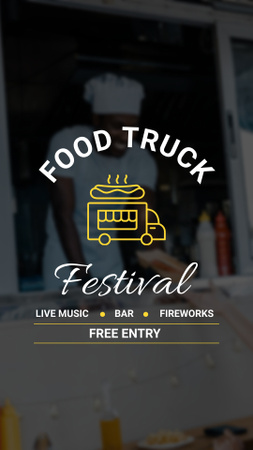 Festival of Street Food Trucks Instagram Story Design Template