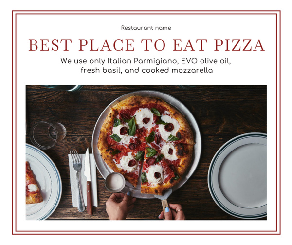 Tasty Pizza for Restaurant Promo