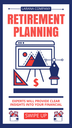 Platilla de diseño Business Consulting with Offer of Retirement Planning Instagram Story