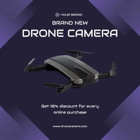 Offers Discounts for Ordering Camera Drones Online Instagram Design Template