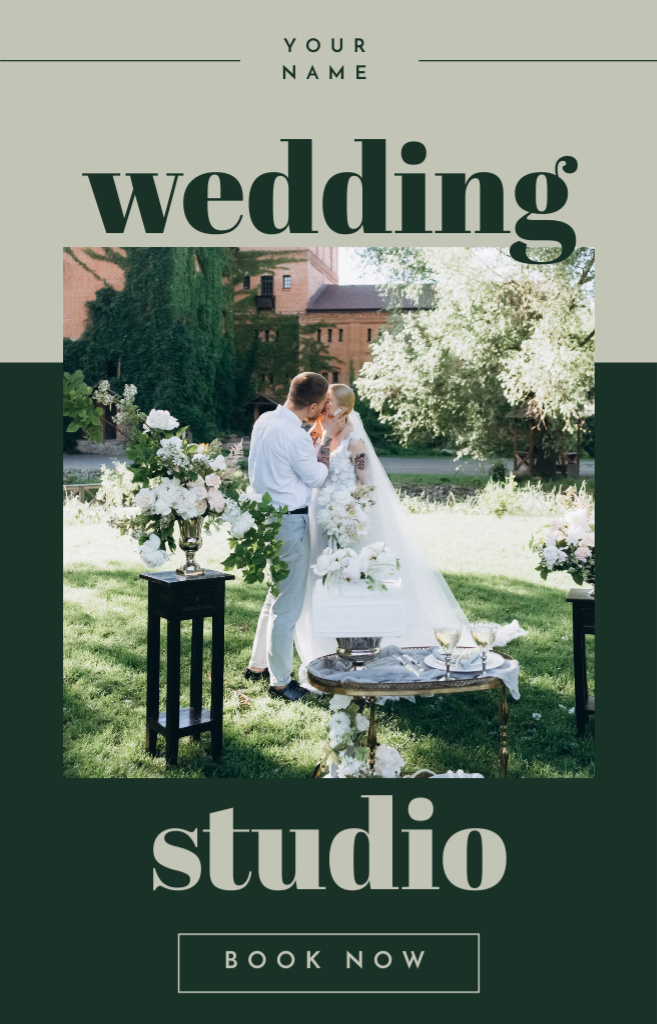 Plantilla de diseño de Wedding Planner Studio IGTV Cover 
