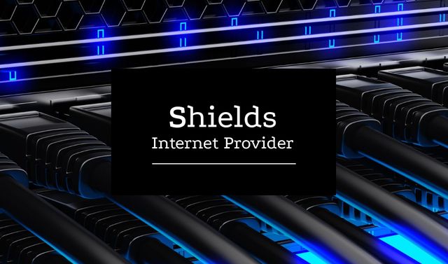 Internet Provider Services Business card tervezősablon