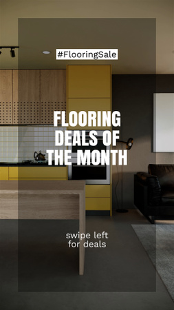 Top-notch Flooring Deals Of Month Promotion TikTok Video Design Template