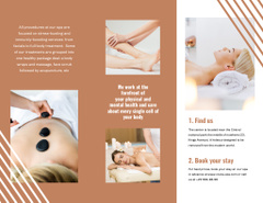 Spa & Wellness Center Ad with Woman and Jade Roller