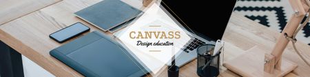 Design School Offer LinkedIn Cover Design Template