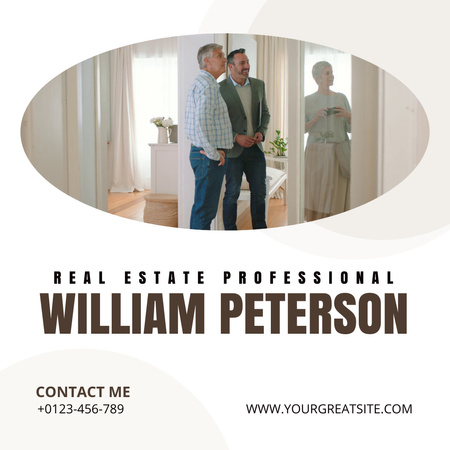 Real Estate Professional Entrepreneur Service Offer Animated Post Modelo de Design