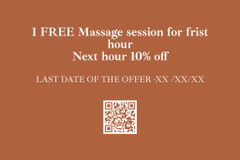 Special Offer for Massage Therapy