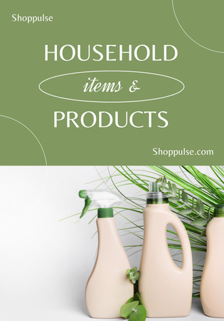 Household Products Offer Poster 28x40in Design Template