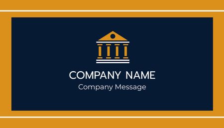 Modèle de visuel Profil de données unique du personnel de l'entreprise avec une image de marque confiante - Business Card US