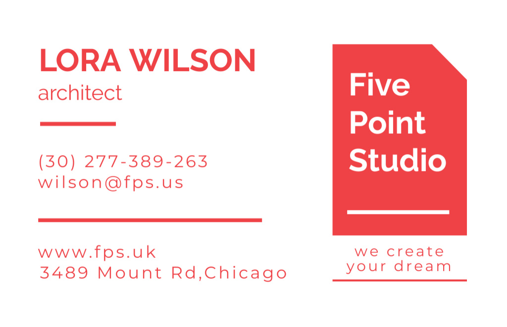 Template di design Architectural Expertise And Services Offer Business Card 85x55mm