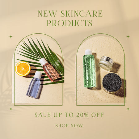 New Skin Care Product Discount Instagram Design Template