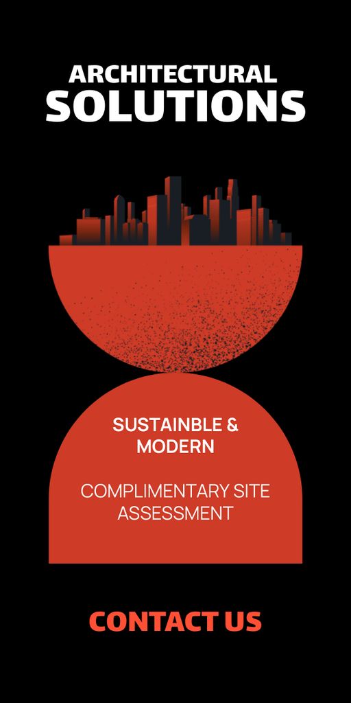 Template di design Sustainable Architectural Solutions Offer In City Graphic