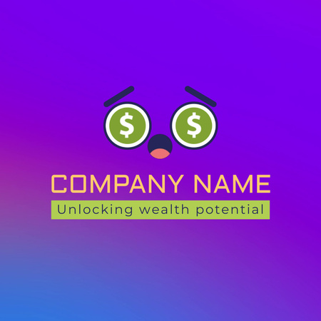 Template di design Offerte di servizi di società di compravendita di azioni Animated Logo