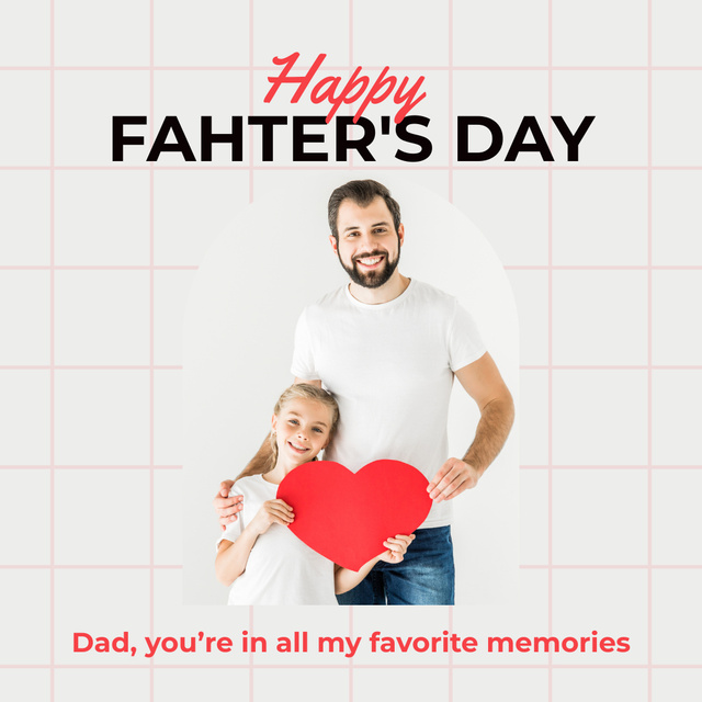 Celebrating Special Father's Day Together Instagram Design Template