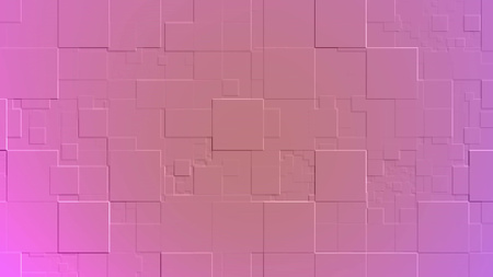 Bright Pink Gradient Background with Bricks Zoom Background Design Template