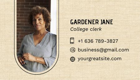 Picture of Academic Cap Business Card US Design Template