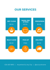 Offer of Laundry and Dry Cleaning Services
