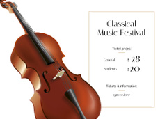 Classical Music Festival Announcement In Fall