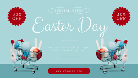 Special Offer on Easter Day FB event cover tervezősablon