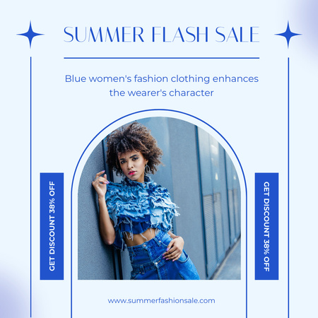 Summer Clothing Sale Instagram Design Template