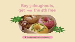 Sweet Doughnuts Takeaway With Promo Offer