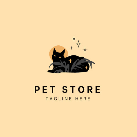 Modèle de visuel Pet Shop Services Offer - Logo