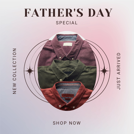 Father's Day New Collection Sale Instagram Design Template