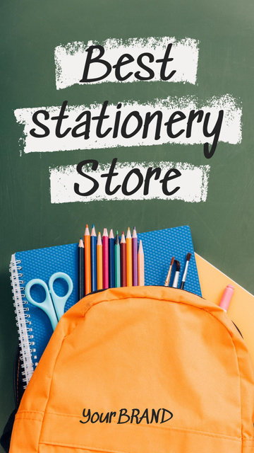 Ad of Best Stationery Store TikTok Video Design Template