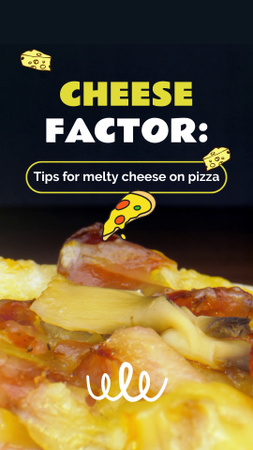 Melty Cheese Cooking Tricks For Pizza TikTok Video Design Template