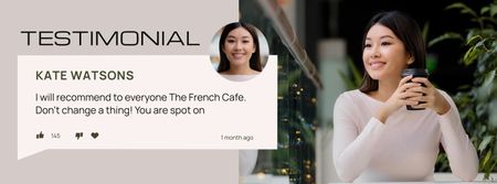 Review for Cafe Facebook Video cover Design Template