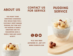 Appetizing Pudding Service Offer